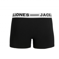 Jack & Jones Junior 3-pak korte boxershorts i sort til drenge