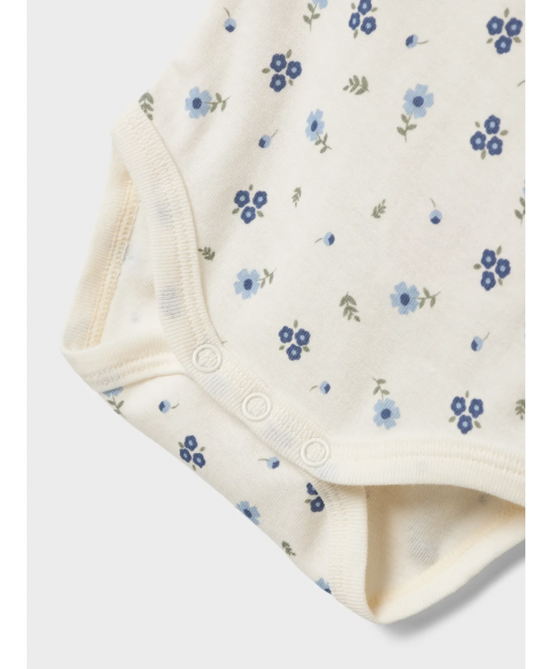 Name It Baby 3-pak langærmede bodystockings med blomsterprint til piger billede 3