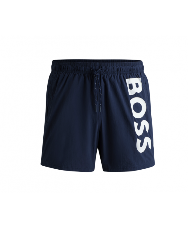 BOSS Octopus badeshorts i navy til herre billede 1