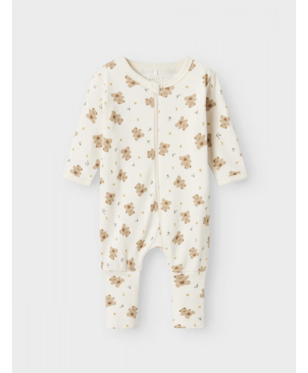 Name It 2-pak natdragter med bjørneprint til baby billede 3