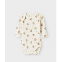 Name It 3-pak bodystockings med bjørneprint til baby