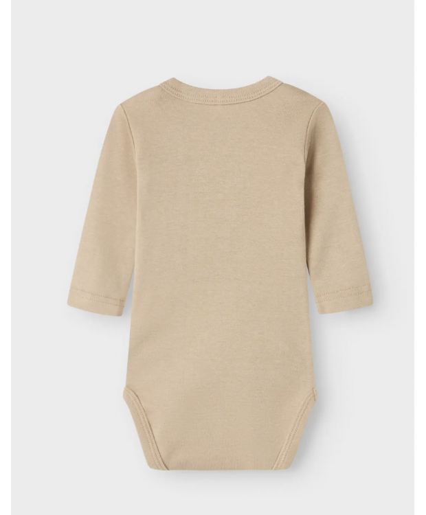 Name It 3-pak bodystockings med bjørneprint til baby billede 6