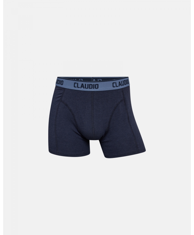 Claudio 5-pak bambustights i sort, grå og blå til herre billede 2