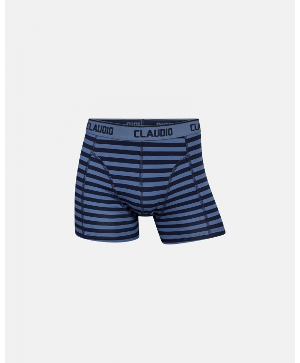 Claudio 5-pak bambustights i sort, grå og blå til herre billede 3