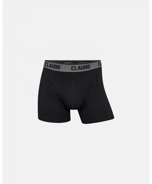 Claudio 5-pak bambustights i sort, grå og blå til herre billede 4