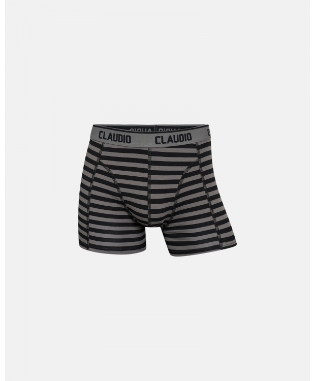 Claudio 5-pak bambustights i sort, grå og blå til herre billede 5