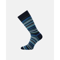 Claudio 5-pak bambussokker med farvede striber til herre