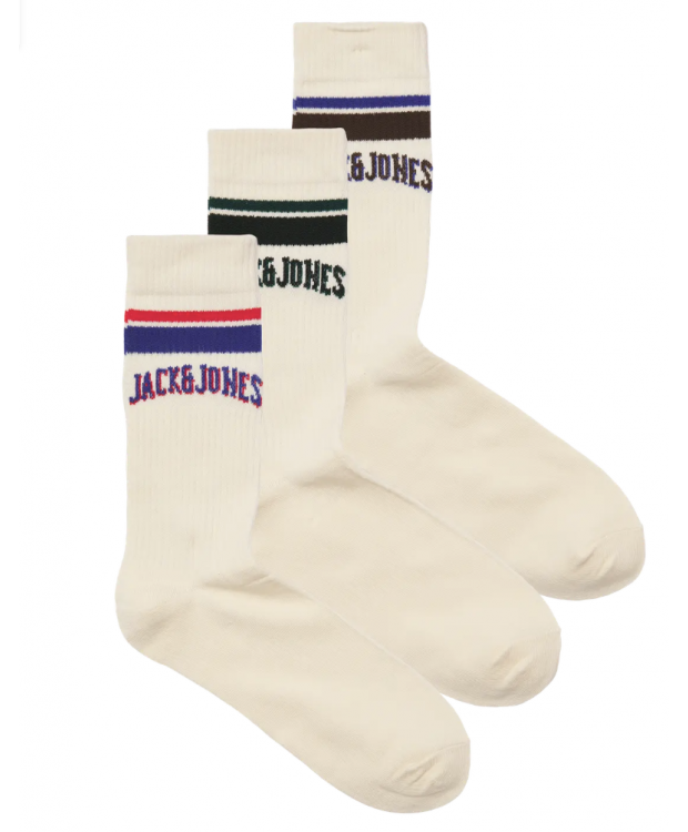 Jack and Jones JACMATEO tennissokker 3-pak til herre billede 1