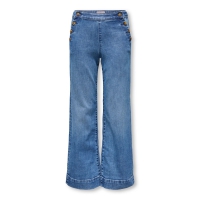 KIDS ONLY wide fit-jeans i blå til piger