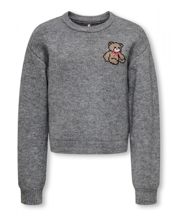 KIDS ONLY Crew Strikket pullover til piger billede 1