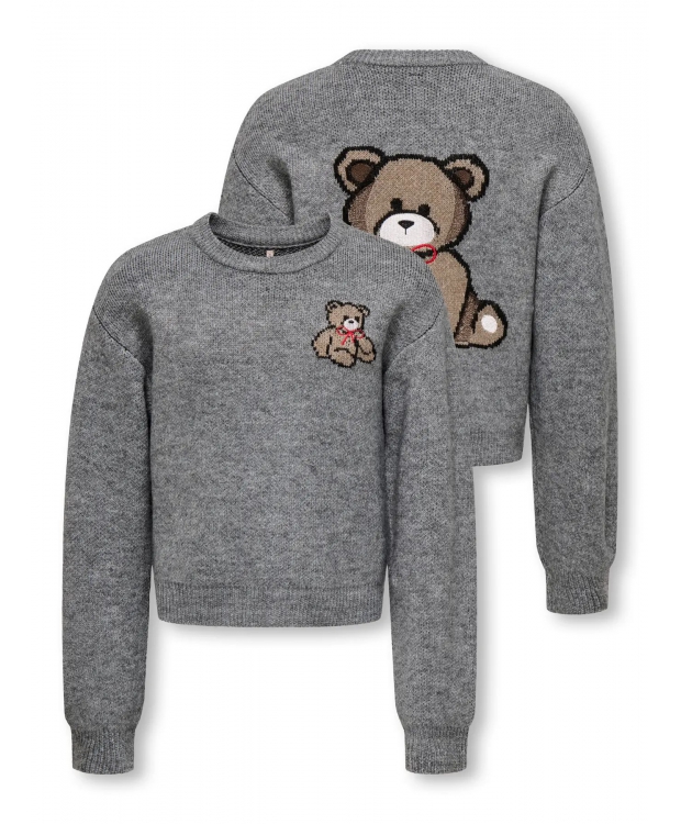 KIDS ONLY Crew Strikket pullover til piger billede 3
