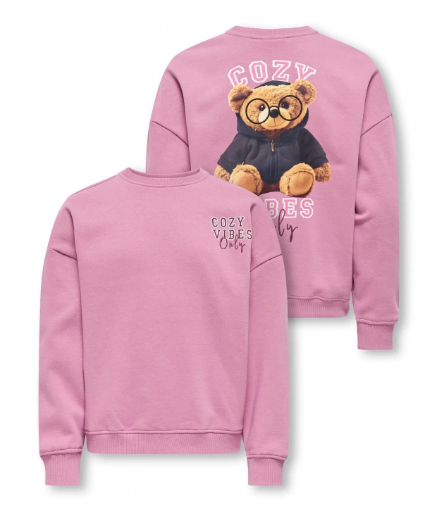 KIDS ONLY Sweatshirt med print til piger billede 1