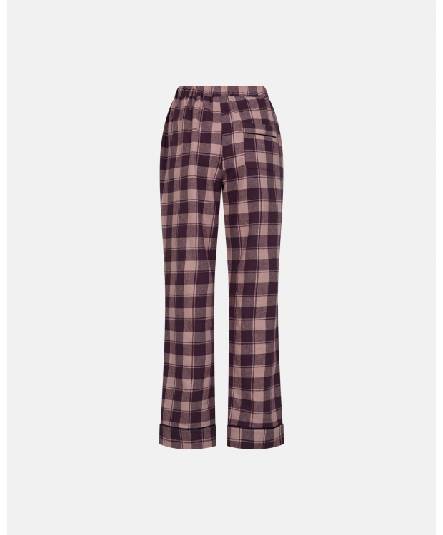 JBS of Denmark Women flannel-pyjamasbukser i rosa til kvinder billede 13