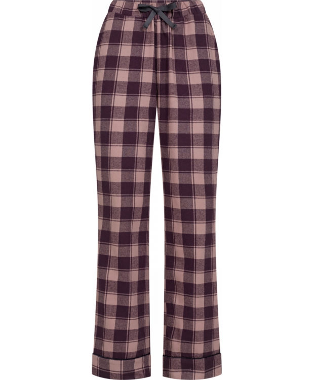 JBS of Denmark Women flannel-pyjamasbukser i rosa til kvinder billede 15
