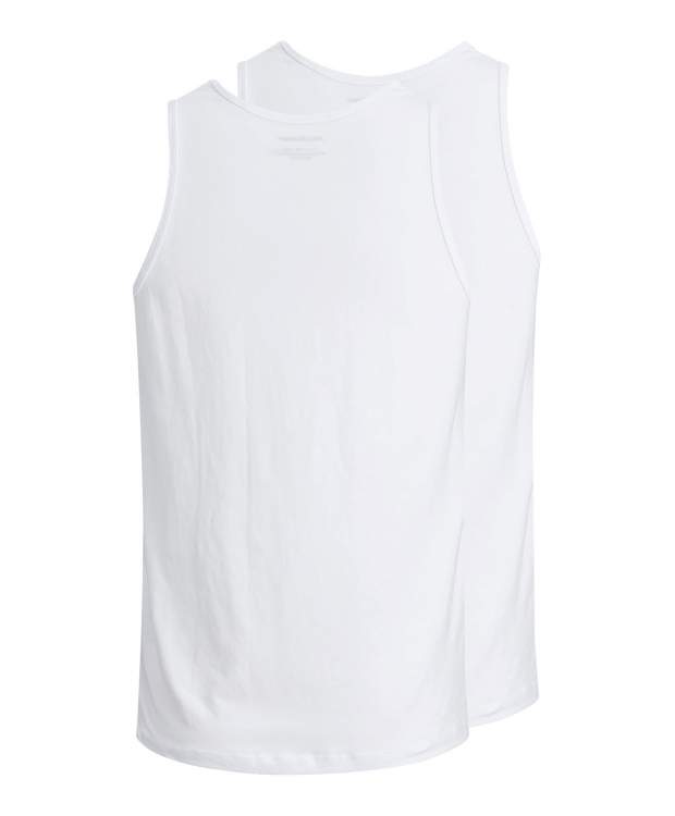 Jack & Jones tanktops 2-pak hvid til herre billede 2