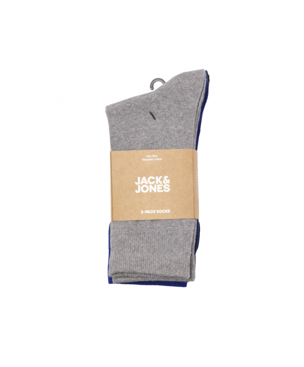 JACK & JONES Jacordinary sokker 3-pak Grå, Blå, Sort billede 2