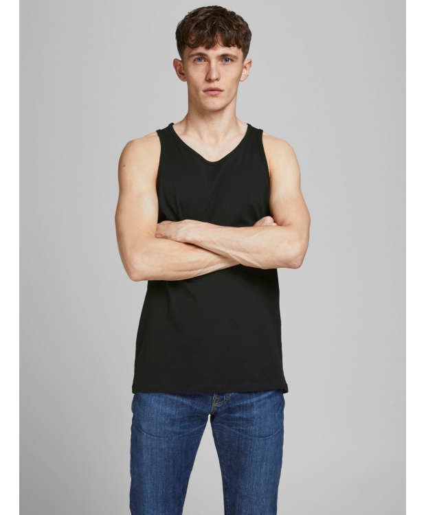Jack & Jones tanktops 2-pak sort til herre billede 7
