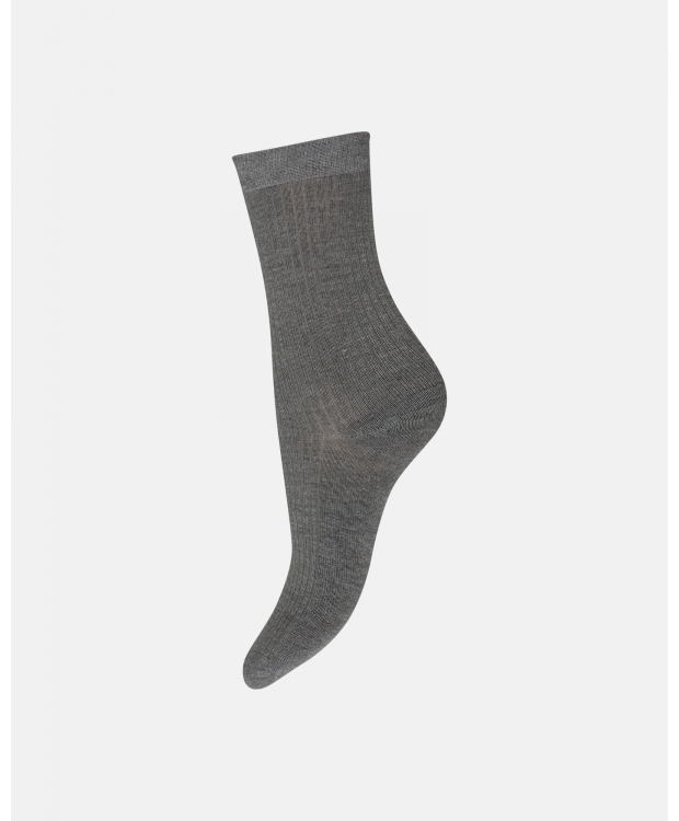 DECOY 3-pak bambus-ankelsokker i mørke farver til kvinder billede 4