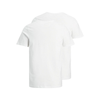 Jack & Jones T-shirts 2-pak hvid med rund hals til herre
