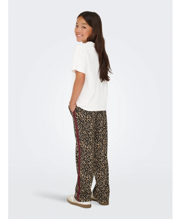 KIDS ONLY loose fit-T-shirt i hvid med print til piger billede 4