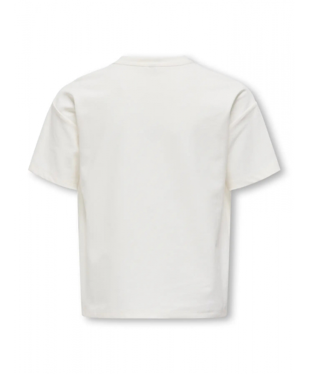 KIDS ONLY loose fit-T-shirt i hvid med print til piger billede 7