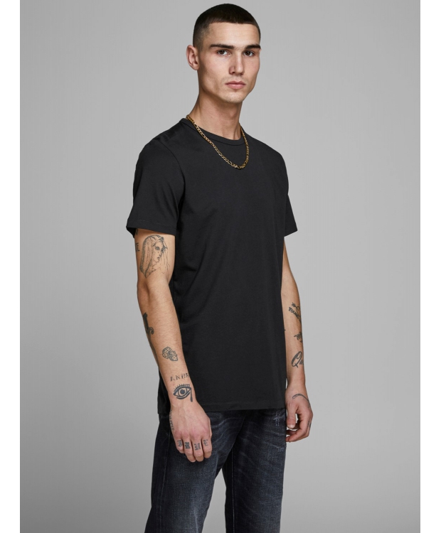Jack & Jones T-shirts 2-pak sort med rund hals til herre billede 3
