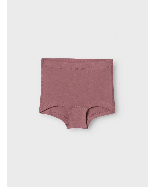 Name It 3-pak underbukser i mauve med blomster til piger billede 4