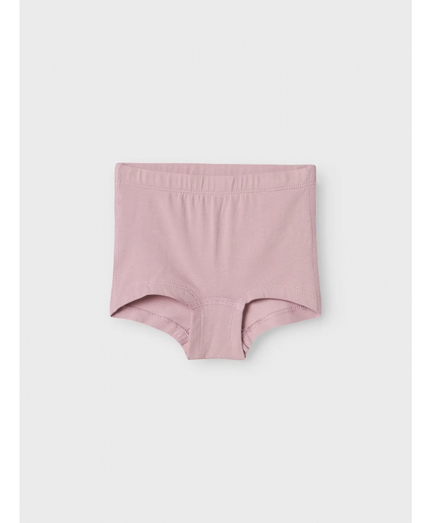 Name It 3-pak underbukser i mauve med blomster til piger billede 6