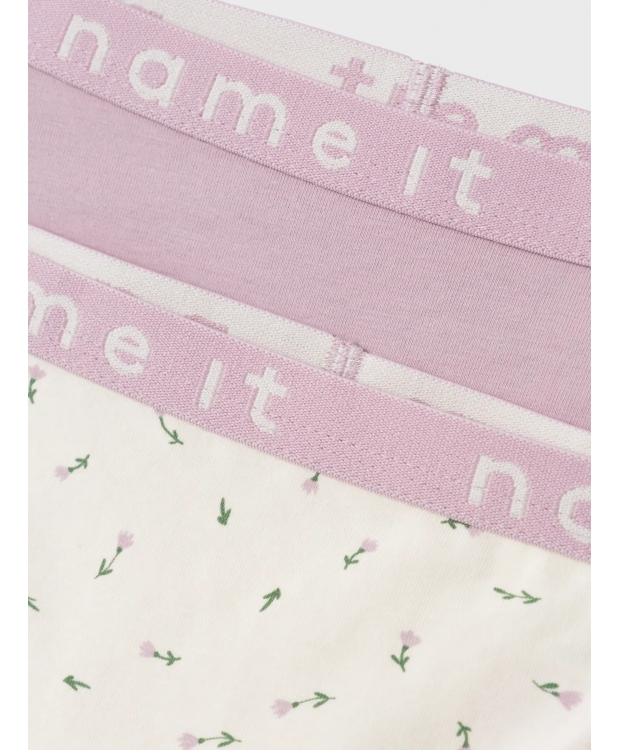 Name It 2-pak underbukser i Buttercream Floral til piger billede 2