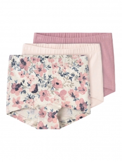 Name It 3-pak hipsters med nostalgiblomster til piger