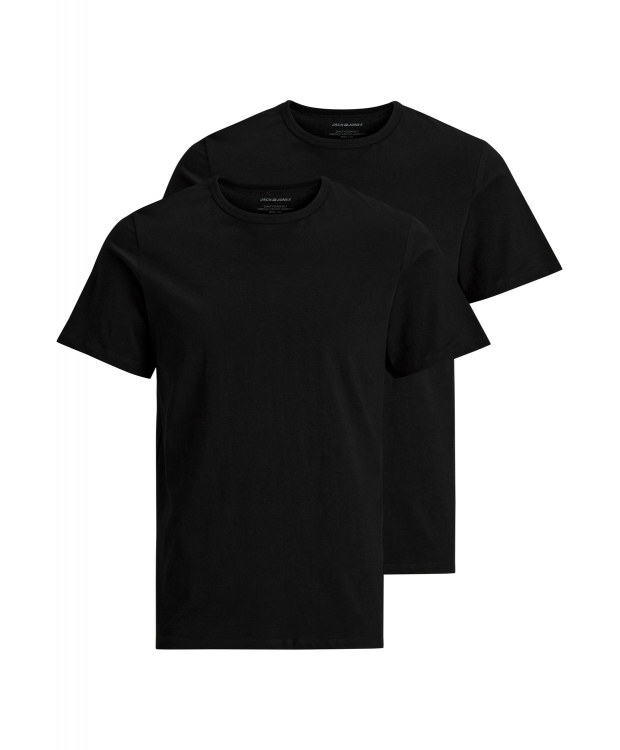 Jack & Jones T-shirts 2-pak sort med rund hals til herre billede 1