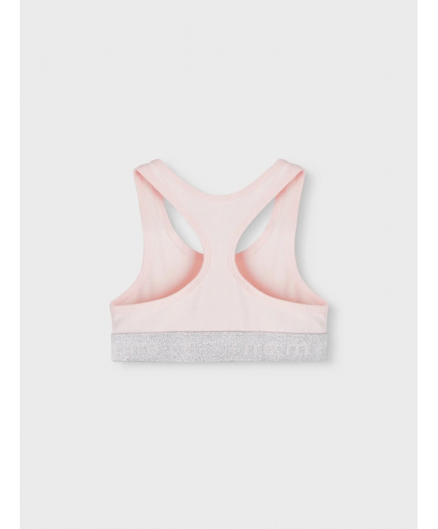 Name it 2-pak Top/Bralette i lyserød og grå til piger billede 2