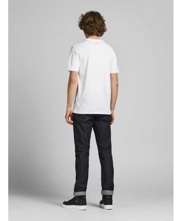 Jack & Jones T-shirts 2-pak hvid med v-hals til herre billede 3