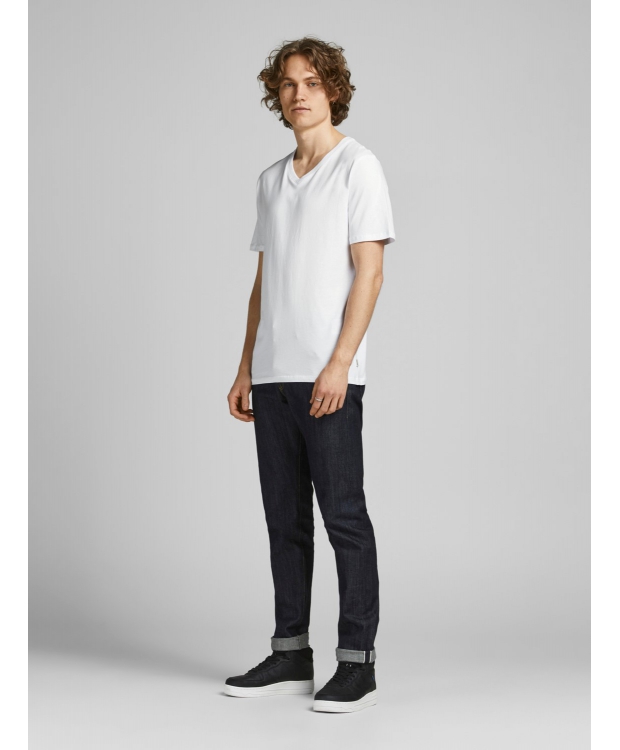 Jack & Jones T-shirts 2-pak hvid med v-hals til herre billede 7