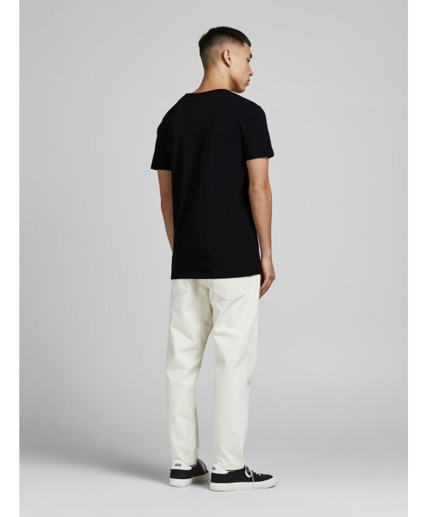 Jack & Jones T-shirts 2-pak sort med v-hals til herre billede 3