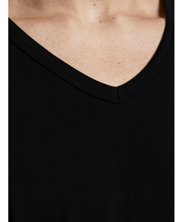 Jack & Jones T-shirts 2-pak sort med v-hals til herre billede 5
