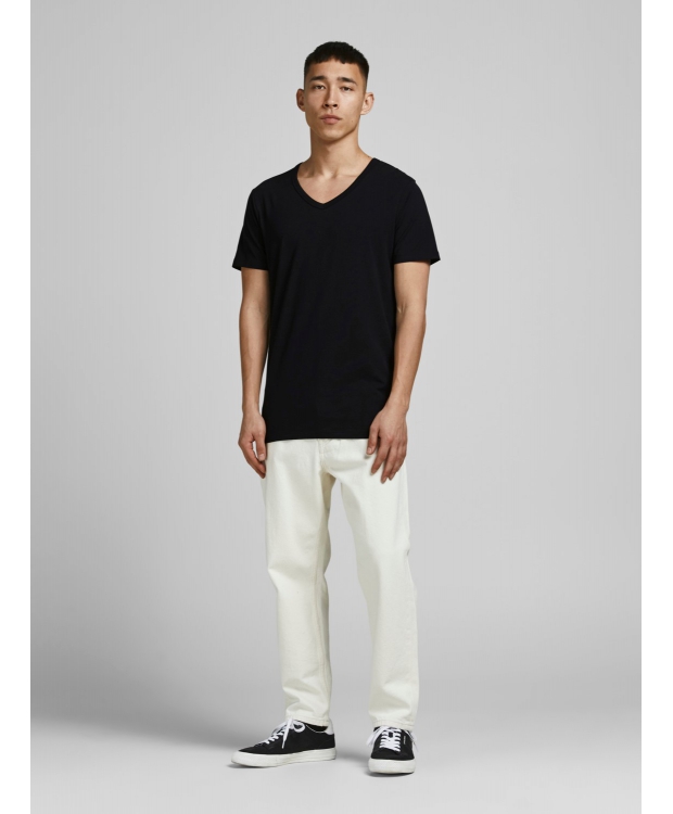 Jack & Jones T-shirts 2-pak sort med v-hals til herre billede 6