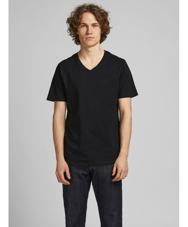 Jack & Jones T-shirts 2-pak sort med v-hals til herre billede 8