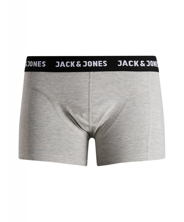 Jack & Jones 3-pak boxershorts sort, navy og grå til herre billede 2
