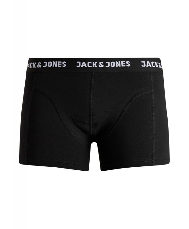 Jack & Jones 3-pak boxershorts sort, navy og grå til herre billede 3