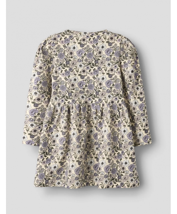 Name It blomsterkjole i beige til piger billede 3