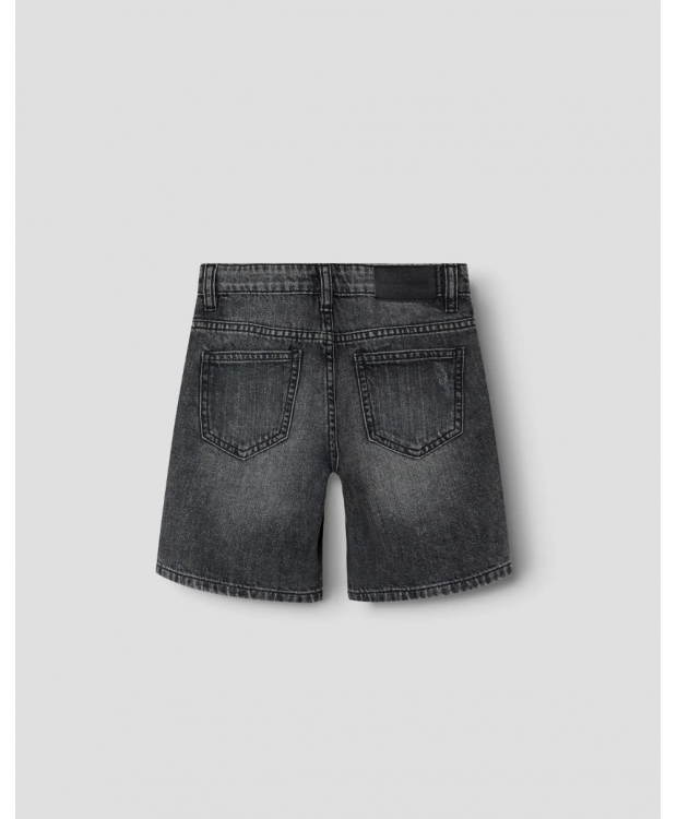 Name it denim shorts i mørkegrå til drenge billede 5