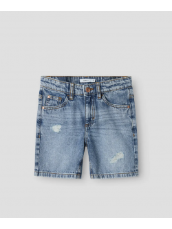 Name It denimshorts i mellemblå denim til drenge