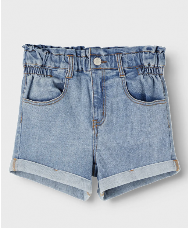 Name It denimshorts i lyseblå til piger billede 3