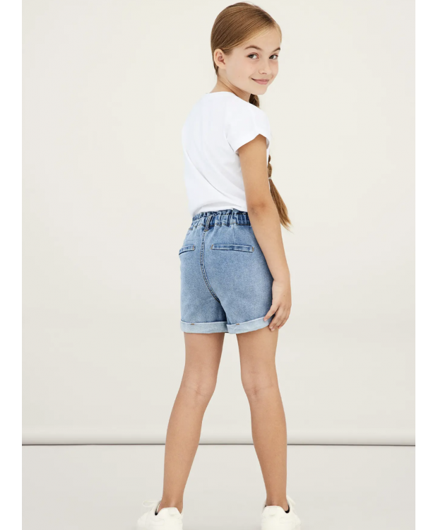 Name It denimshorts i lyseblå til piger billede 5