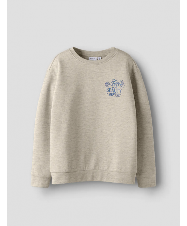 Name It sweatshirt i beige til piger billede 1