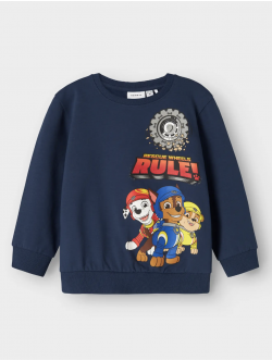 Name It Paw Patrol-sweatshirt i navy til drenge
