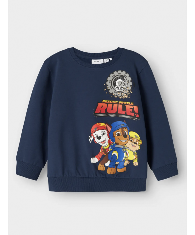 Name It Paw Patrol-sweatshirt i navy til drenge billede 1