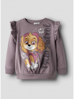 Name It Paw Patrol-sweatshirt i lilla til piger