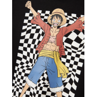 Name It One Piece-hoodie i sort til drenge